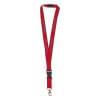 Keycord - polyester - 20 mm - veiligheidssluiting - karabijnhaak - afneembare gesp