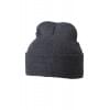 Daiber gebreide beanie - acryl - tweelaags - met omslag