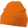 Daiber gebreide beanie - acryl - tweelaags - met omslag