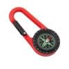 Clark kompas met karabijnhaak - kunststof - 3x6.9cm