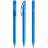 Prodir DS3 balpen - gerecycled kunststof - zwarte, blauwe inkt - frosted - QR code - customizable