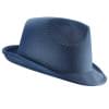 Maffia promo hoed - polyester - gekleurde band