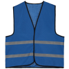 Brickstone veiligheidsvest - polyester - kinderen 6 t/m 12 jaar - klittenbandsluiting - gekleurd