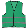 Brickstone veiligheidsvest - polyester - kinderen 6 t/m 12 jaar - klittenbandsluiting - gekleurd