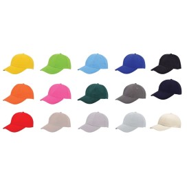 Turned brushed cap - katoen - verstelbare koperkleurige gespsluiting