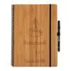 Bambook notepad - A5 - hardcover - bamboe omslag - uitwisbaar - met pen