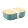 Midori lunchbox - PP - bamboe deksel - sluitelastiek