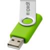 Rotate USB stick - kunststof en aluminium - 1-32GB - sleutelhangeroptie 