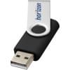 Rotate USB stick - kunststof en aluminium - 1-32GB - sleutelhangeroptie 