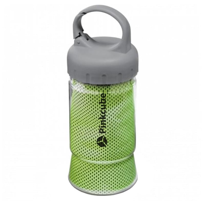 Ashton sporthanddoek - 90 x 30 cm - microvezel - in herbruikbare fles
