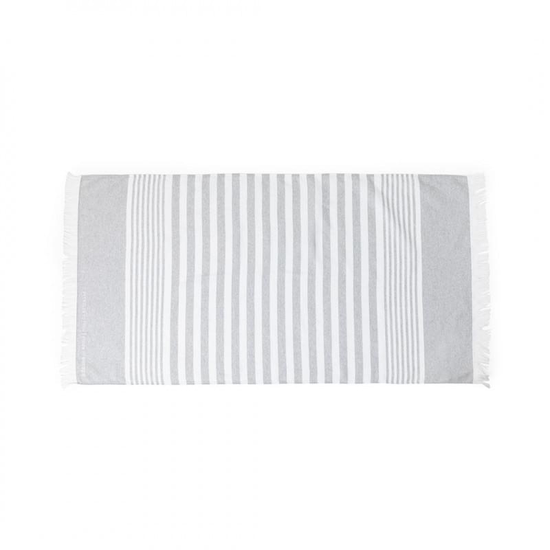 Yisper hamamdoek - 150 x 80 cm - 250 g/m² - gerecycled katoen/polyester - grijs