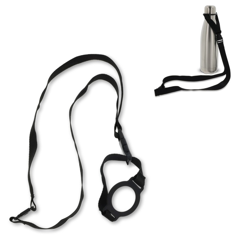 Keycord - polyester - flessenhouder