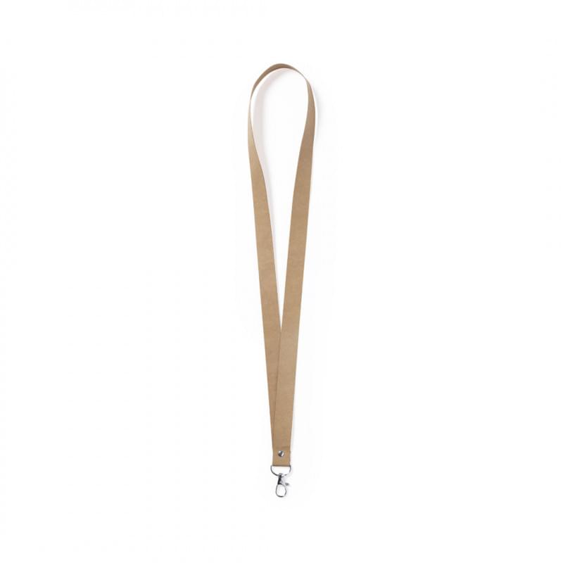 Nerthus lanyard - gerecycled karton - 20 mm - karabijnhaak