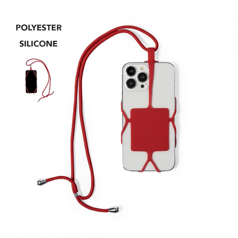Sebly telefoonkoord - polyester - nekversteller - verchroomde afwerking