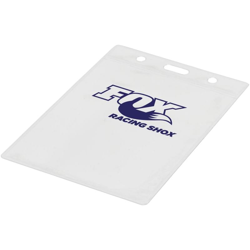 Badgehouder - 12.5 x 8.5 - PVC - transparant 
