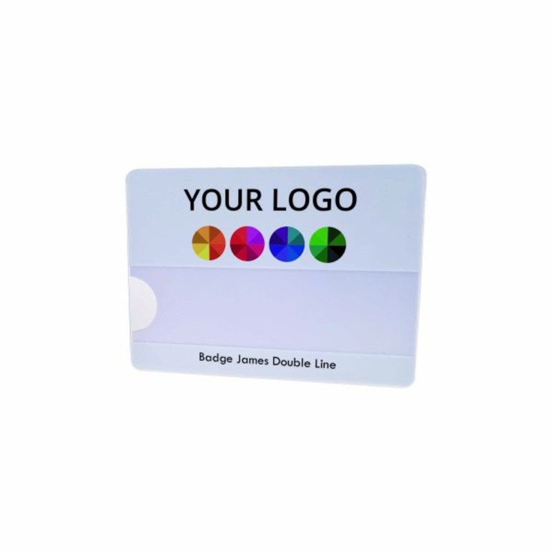 Naambadge - 7.5 x 5.5 cm - PVC - magnetisch