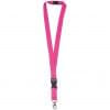 Keycord - polyester - 20 mm - veiligheidssluiting - karabijnhaak - afneembare gesp