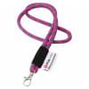 Tube keycord - polyester - 2 breedtes - customizable