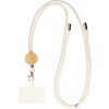 Lucia telefoonkoord - katoen en bamboe - trekkoord - karabijnhaak