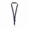 Lanyard - rPET polyester - 20 mm - veiligheidssluiting - karabijnhaak