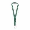 Lanyard - rPET polyester - 20 mm - veiligheidssluiting - karabijnhaak