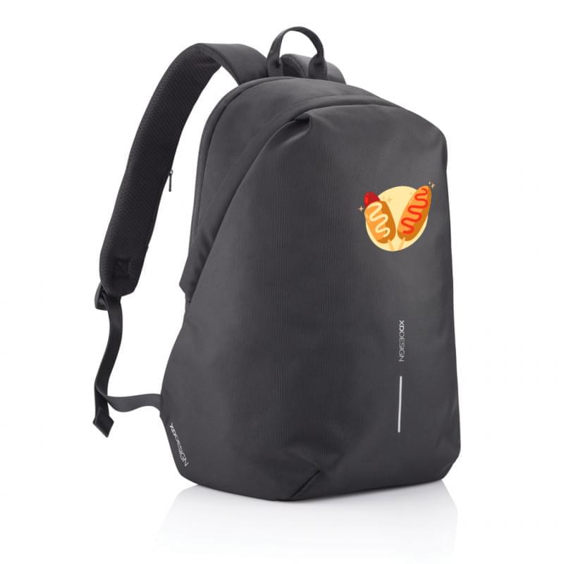 Bobby Soft rugzak - 16L - rPET polyester - USB poort - laptopvak - anti diefstal