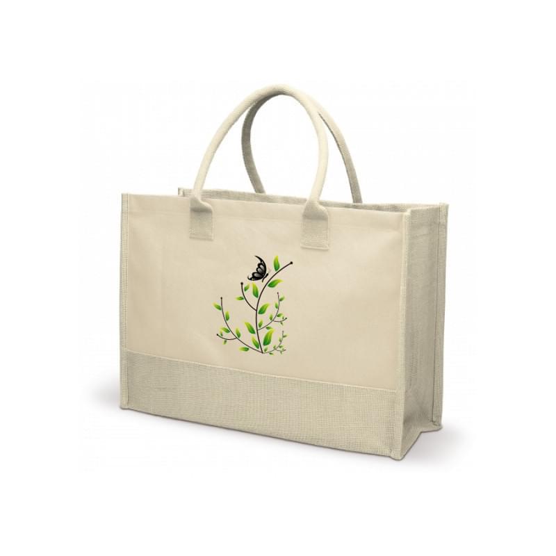 Juca boodschappentas 45 x 17.5 x 31.5 cm - jute - 24 L