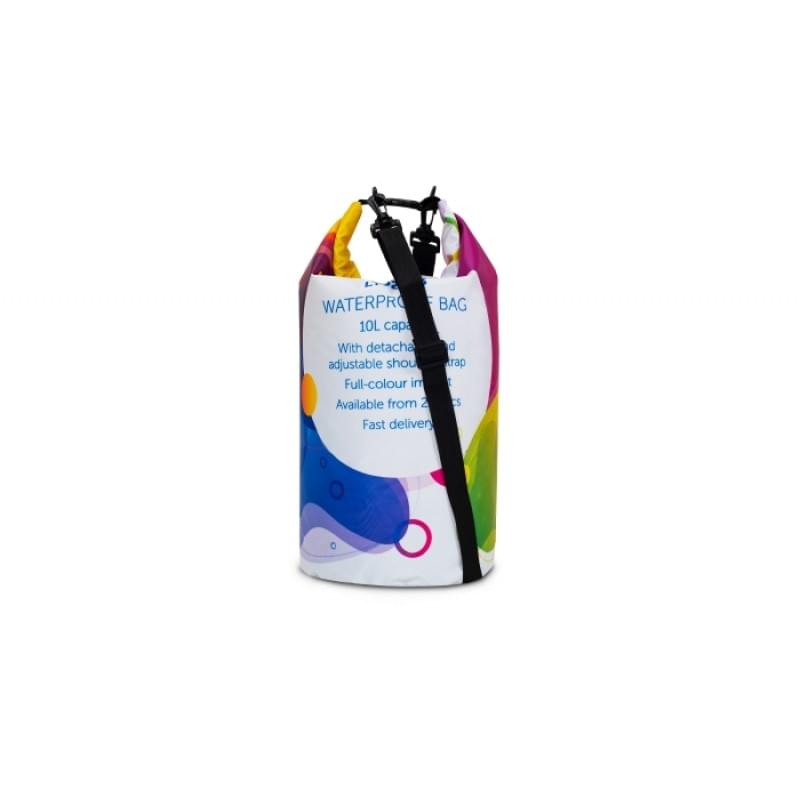 Waterafstotende tas - 10L - polyester - 210D - verstelbare schouderband - all-over bedrukking