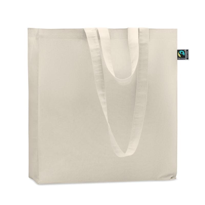 Boodschappentas 38 x 12 x 42 cm - fairtrade katoen 180 gr/m² - 19 L