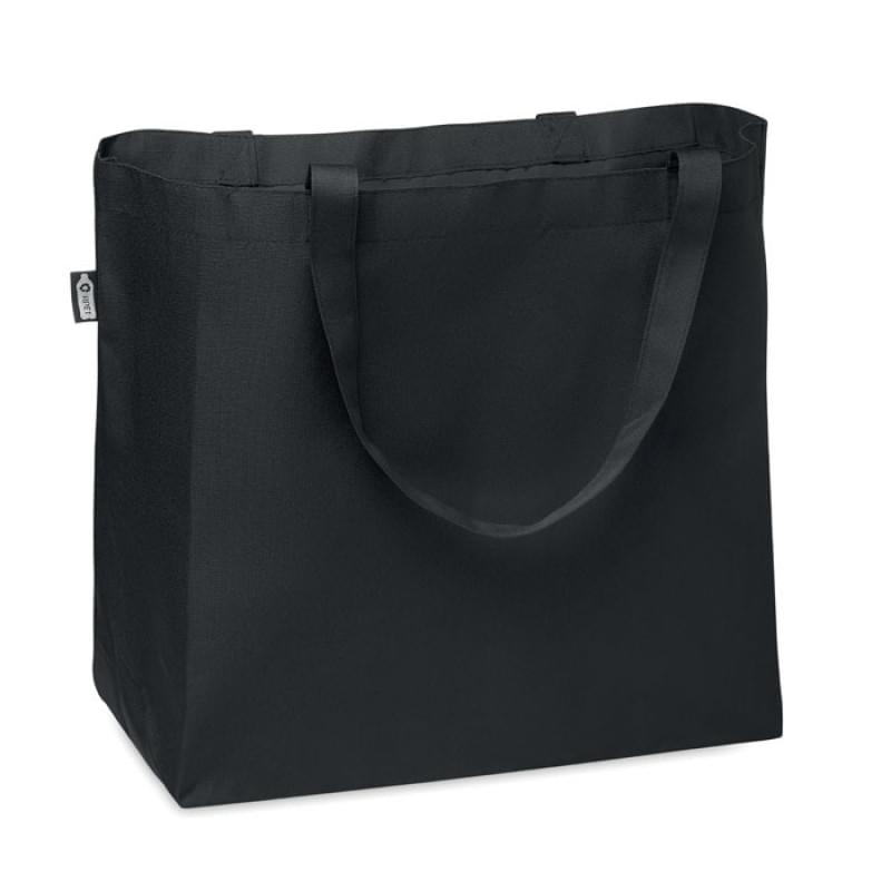 Fama boodschappentas - rPET polyester - 600D - lange hengsels - vouw in bodem