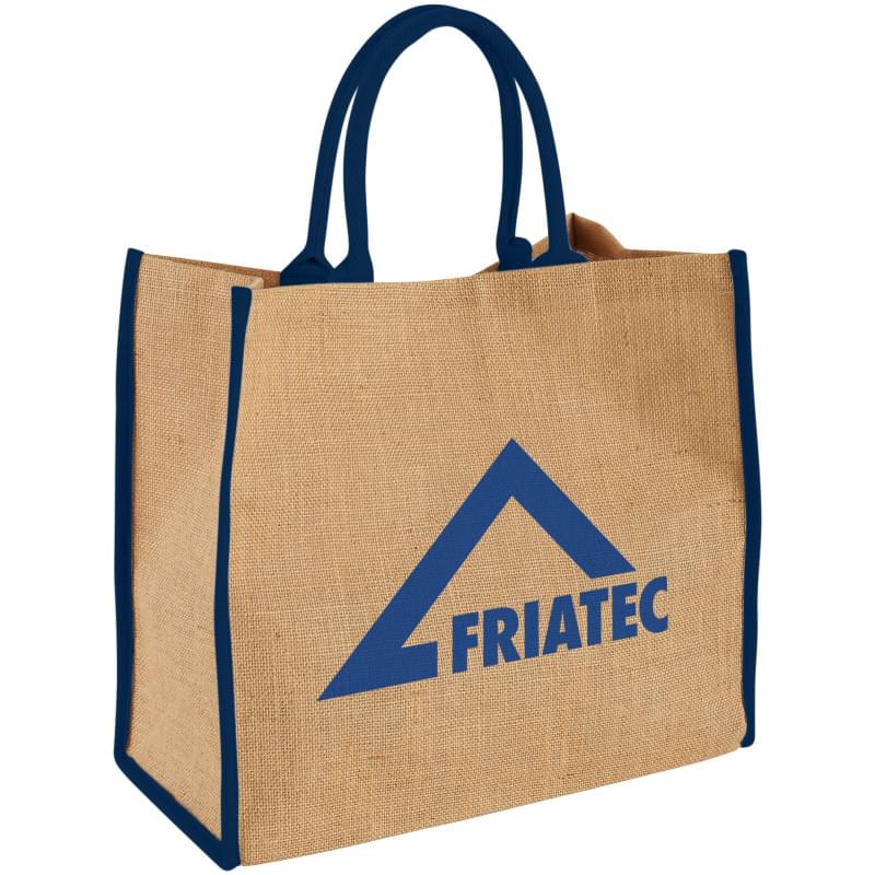 Harry draagtas 25 L - jute - Oeko-tex - lange hengsels - klittenbandsluiting