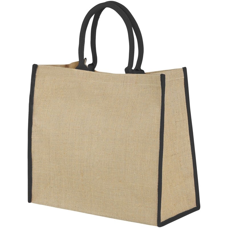 Harry draagtas 25 L - jute - Oeko-tex - lange hengsels - klittenbandsluiting