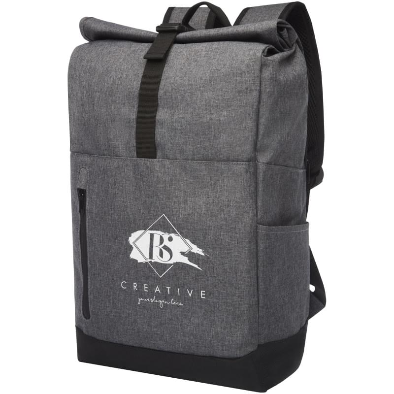 Hoss rugzak - 12L - polyester - 300D - laptopvak - oprolbaar