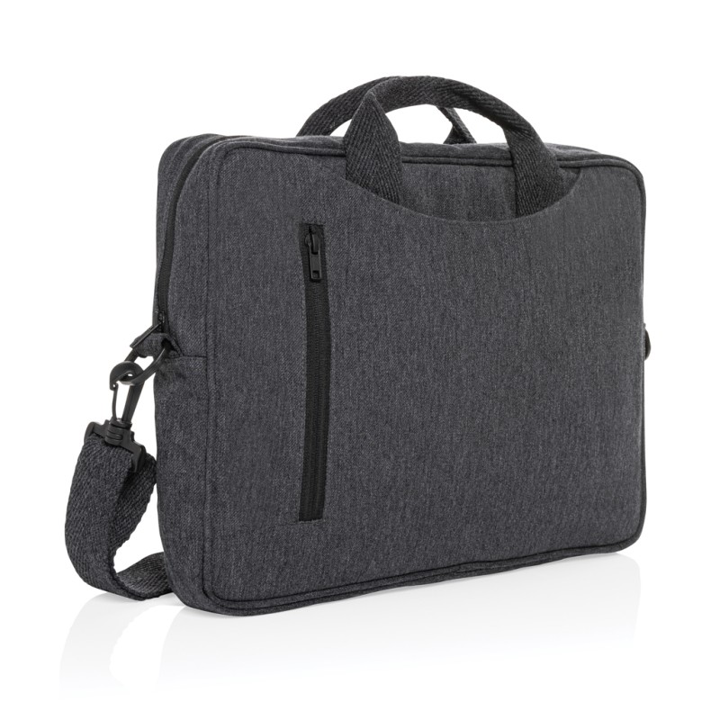 Laluka Aware™ laptoptas - gerecycled canvas - 340 gsm - verstelbare riem