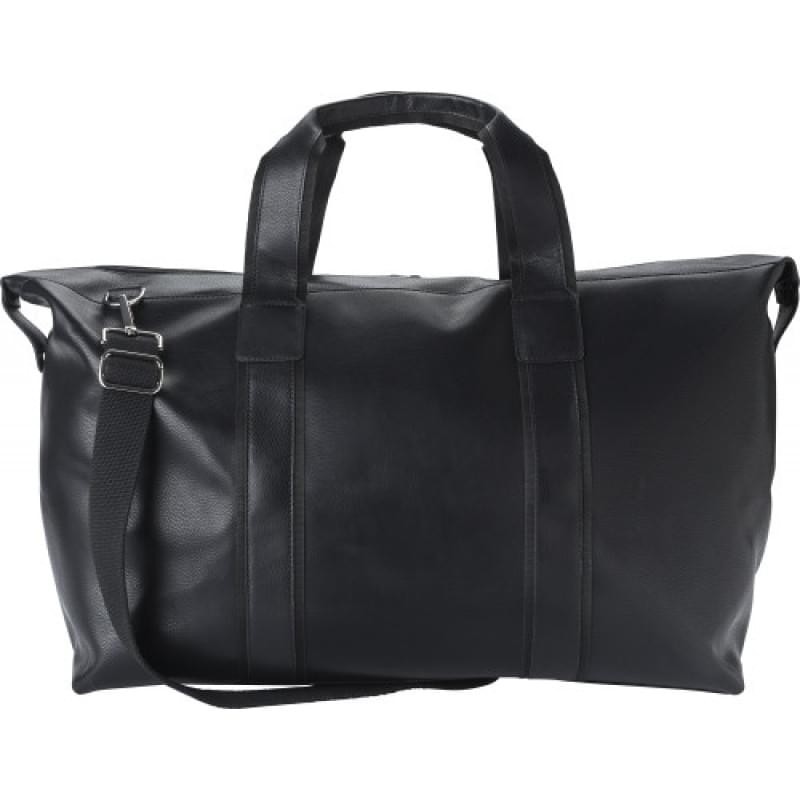 Noah sporttas - leer - verstelbare nylon band - ritssluiting