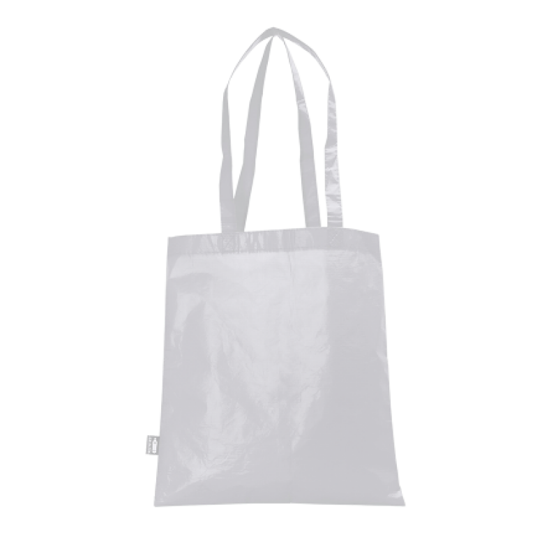 Draagtas - rPET - 100 g/m² - 41 x 37 cm - lange hengsels - mat gelamineerd