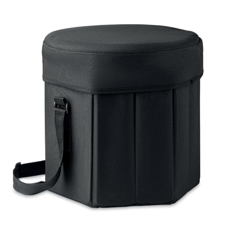 Opvouwbare koeltas/krukje 22 L - polyester - schouderband