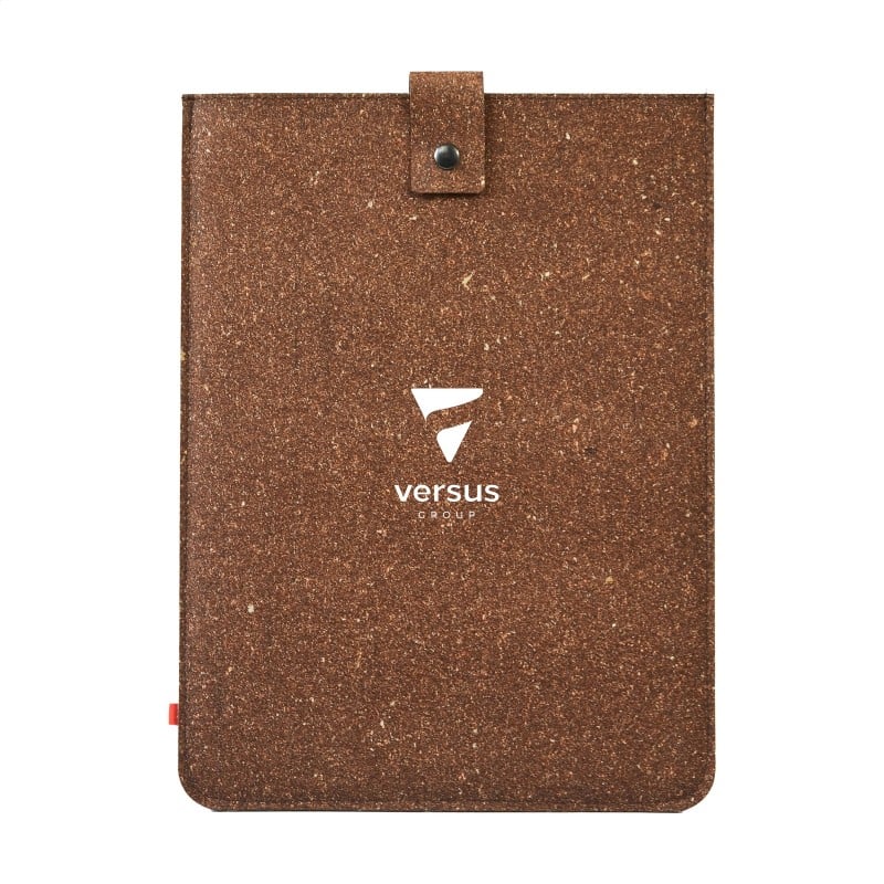 Laptophoes van gerecycled leer 16