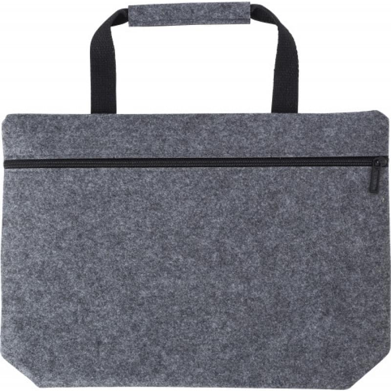 Scarlett documententas - rPET vilt - 15 inch laptopvak - kort hengsel