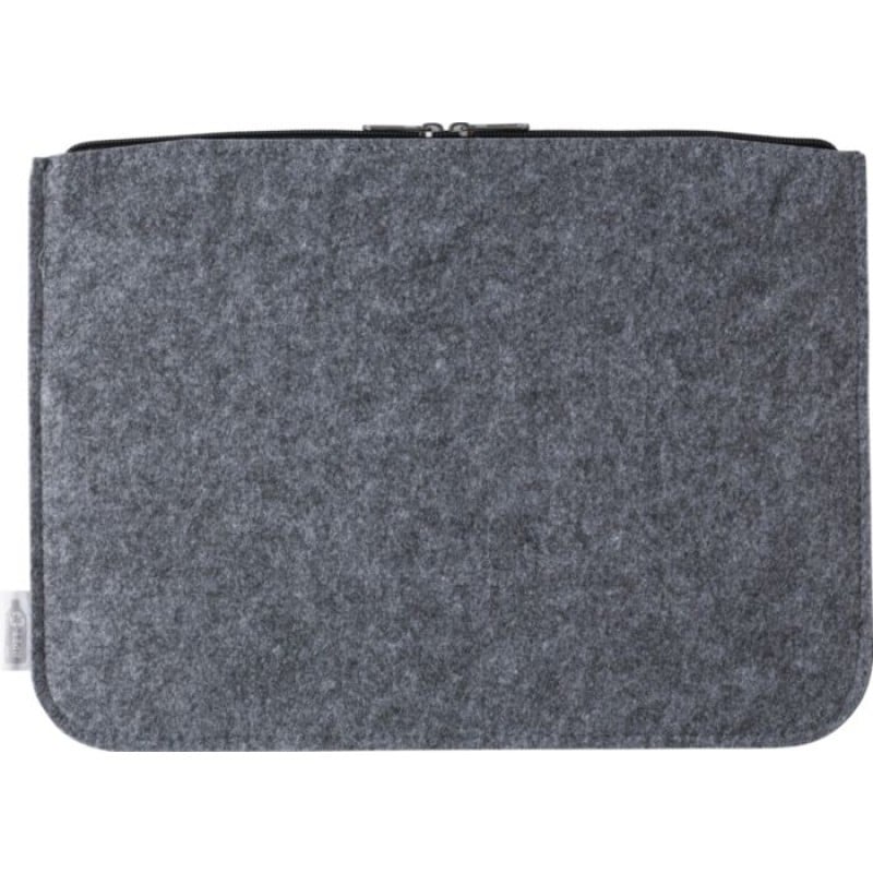 Emilia laptophoes - rPET vilt - 14 inch - extra voorvak - ritssluiting