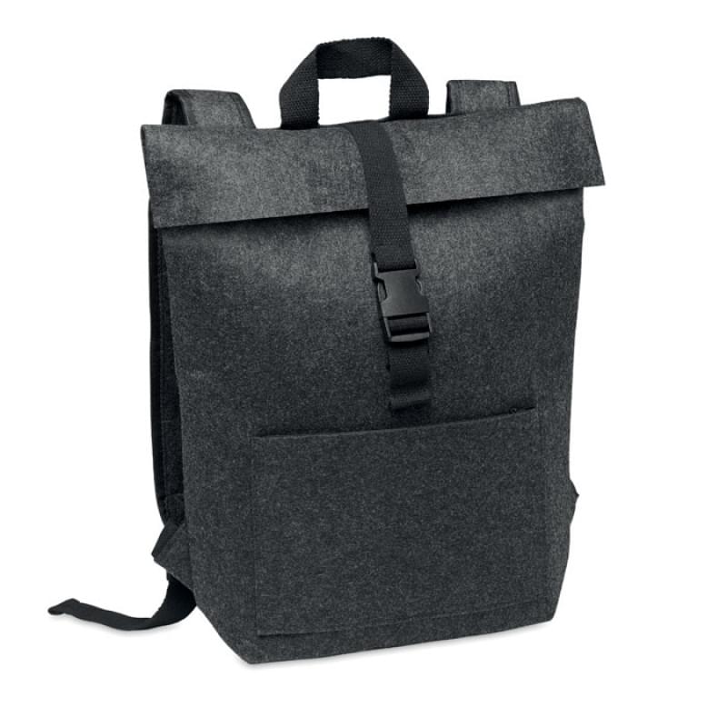 Indico rugzak - rPET vilt - laptopvak - katoenen sluitband