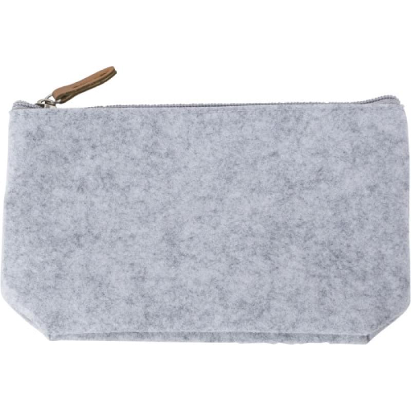 Lucy toilettas - rPET vilten - PU-details