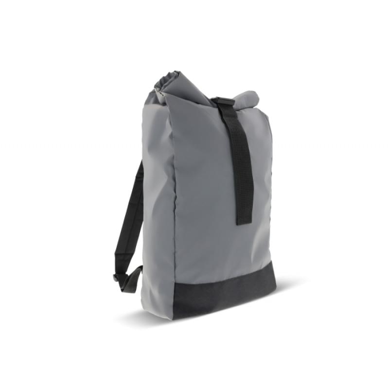 Reflecterende rolltop rugzak - polyester - steekgesp sluiting
