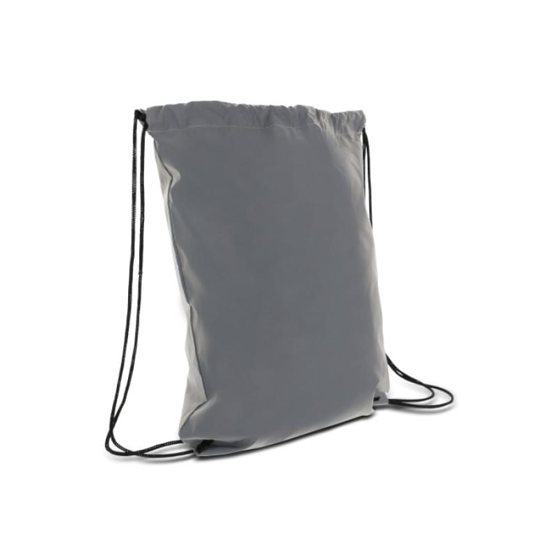 Reflecterende promorugzak - polyester - met trekkoord 