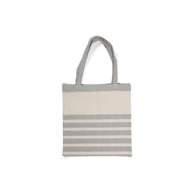 Sagaform Ella Hamam draagtas - biologisch katoen - 175g/m² - 38 x 41 cm - gestreept patroon