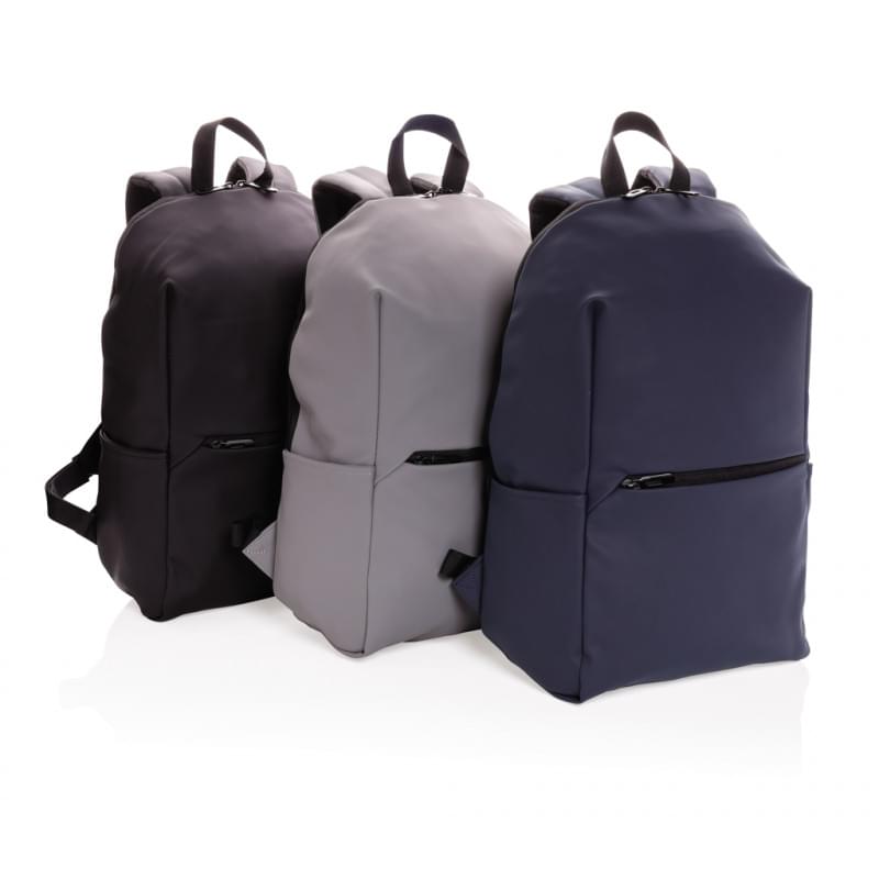 Smooth laptoprugzak - 15L - PU/polyester - 210D