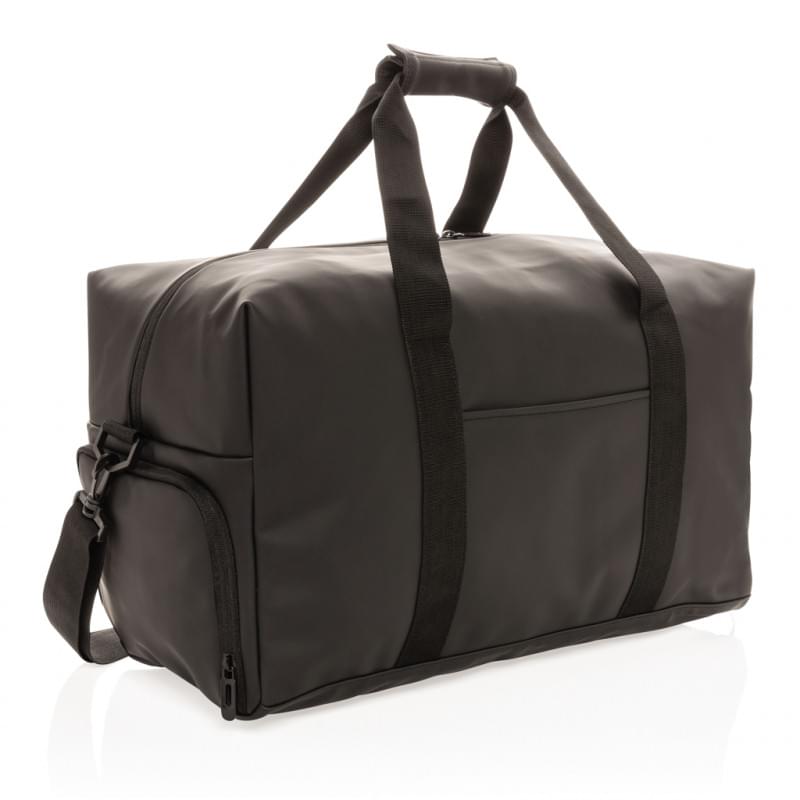 Smooth weekendtas - 30L - PU - schoenenvak - handvat en draagriem