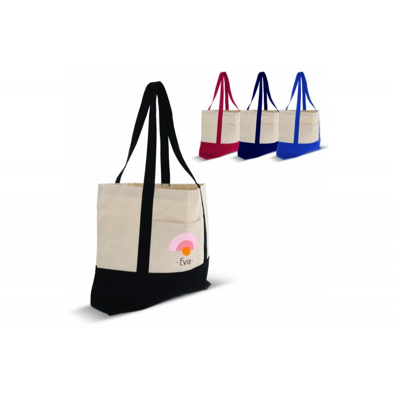 Strandtas - 42 x 10 x 30 cm - katoen - 280 g/m² - OEKO-TEX