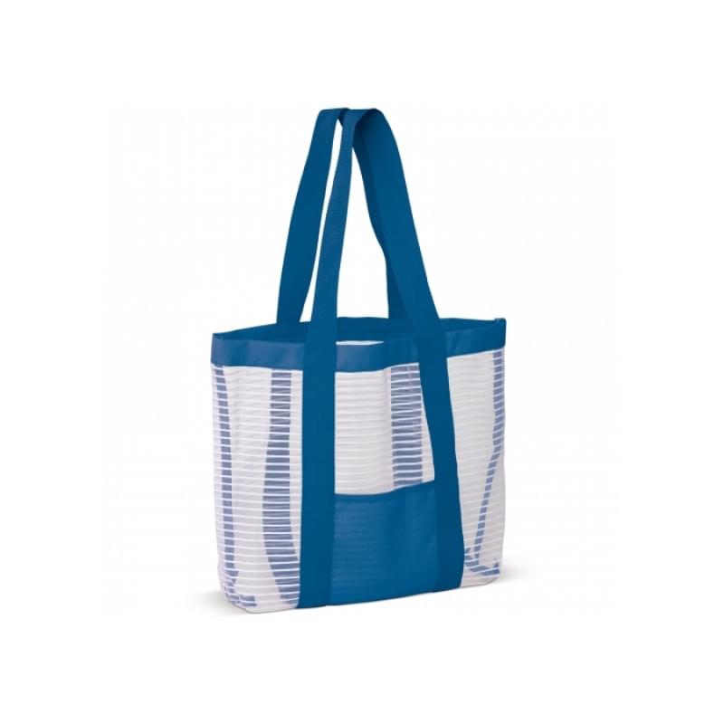 Strandtas - polyester - insteekvakje - korte hengsels