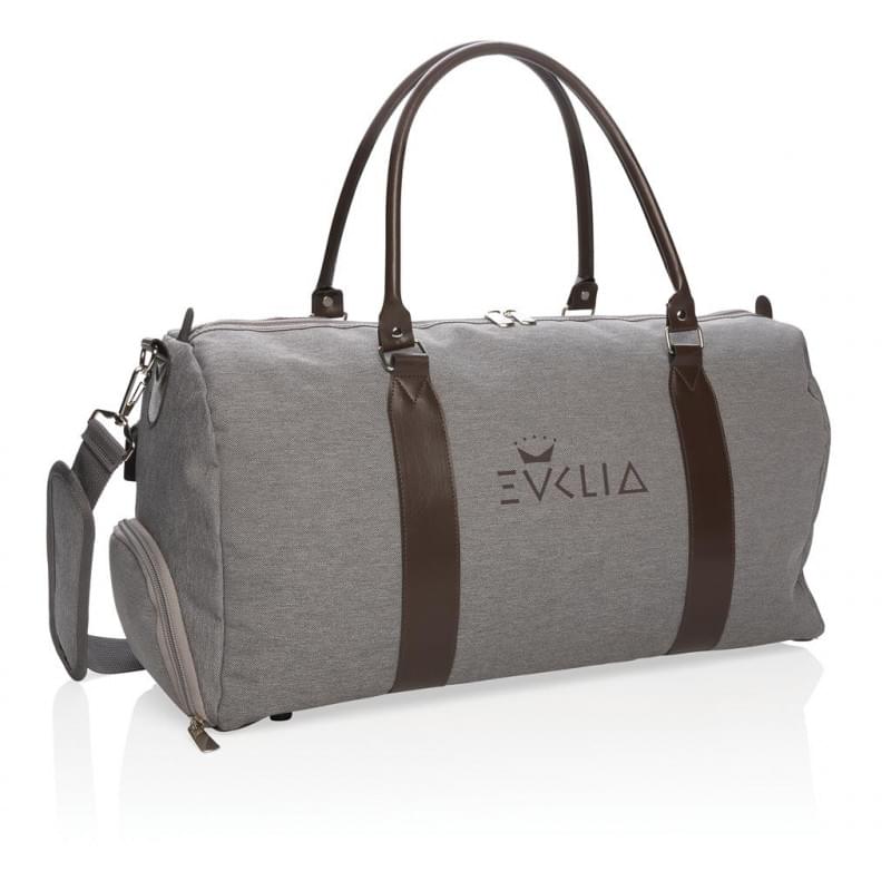 Weekendtas - 20L - polyester - 600D - PU handvatten en schouderband - USB A-poort